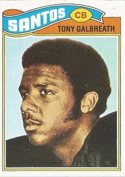1977 Topps Mexican #257 Tony Galbreath Front