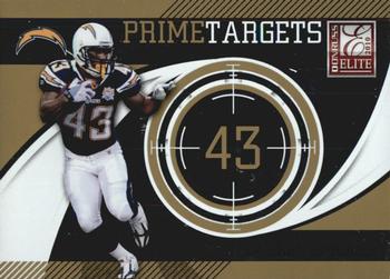 2010 Donruss Elite - Prime Targets Gold #13 Darren Sproles  Front