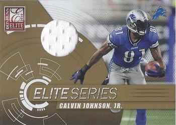2010 Donruss Elite - Series Jerseys #6 Calvin Johnson Front