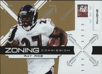 2010 Donruss Elite - Zoning Commission Gold #14 Ray Rice  Front