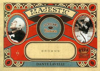 2010 Panini Crown Royale - Majestic #8 Dante Lavelli  Front