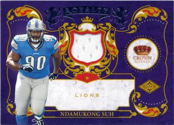 2010 Panini Crown Royale - Rookie Royalty Materials #21 Ndamukong Suh  Front