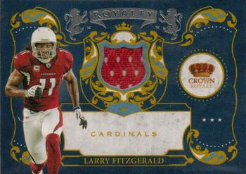 2010 Panini Crown Royale - Royalty Materials #3 Larry Fitzgerald Front