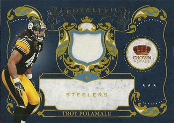 2010 Panini Crown Royale - Royalty Materials #14 Troy Polamalu Front