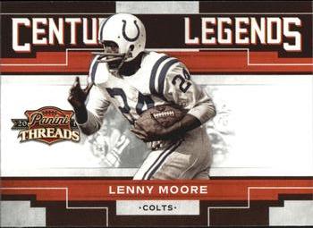 2010 Panini Threads - Century Legends #5 Lenny Moore  Front