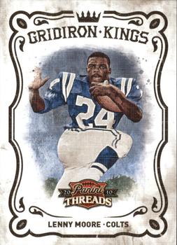 2010 Panini Threads - Gridiron Kings #23 Lenny Moore  Front