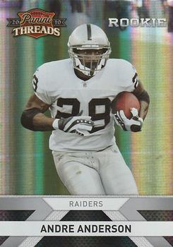2010 Panini Threads - Silver Holofoil #204 Andre Anderson  Front
