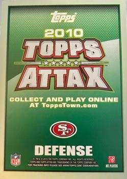 2010 Topps Attax - Legends Foil #NNO Ronnie Lott  Back