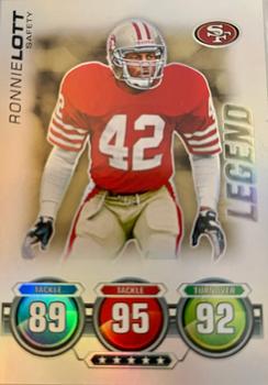 2010 Topps Attax - Legends Foil #NNO Ronnie Lott  Front