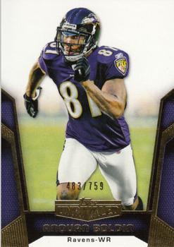 2010 Topps Unrivaled - Gold #84 Anquan Boldin  Front