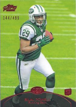 2011 Topps Prime - Red #3 Bilal Powell Front