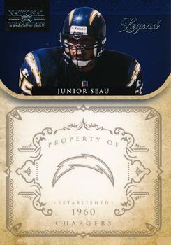 2011 Playoff National Treasures #172 Junior Seau Front