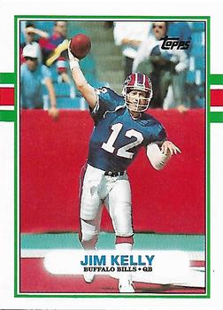 1989 Topps American/UK #2 Jim Kelly Front