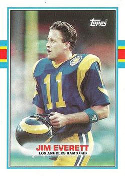 1989 Topps American/UK #24 Jim Everett Front