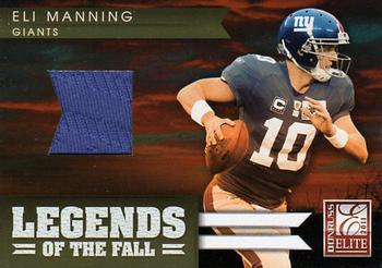 2011 Donruss Elite - Legends of the Fall Jerseys #8 Eli Manning Front