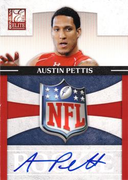 2011 Donruss Elite - Rookie NFL Shield Autographs #2 Austin Pettis Front