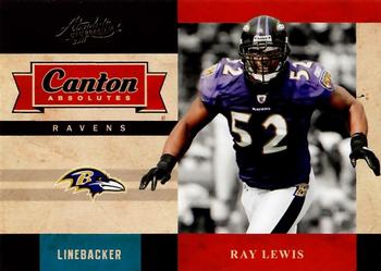 2011 Panini Absolute Memorabilia - Canton Absolutes #7 Ray Lewis Front
