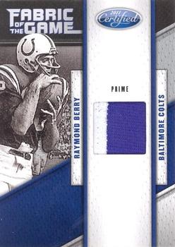 2011 Panini Certified - Fabric of the Game Prime #54 Raymond Berry Front