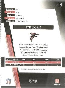 2007 Playoff Absolute Memorabilia #44 Joe Horn Back
