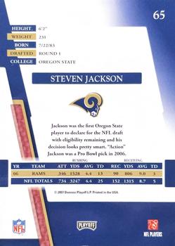 2007 Playoff Absolute Memorabilia #65 Steven Jackson Back