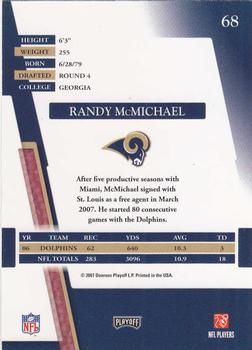 2007 Playoff Absolute Memorabilia #68 Randy McMichael Back