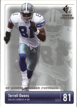 2007 SP Rookie Threads #30 Terrell Owens Front