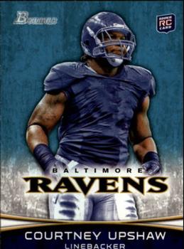 2012 Bowman #134 Courtney Upshaw Front