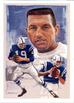1994 Ted Williams Roger Staubach's NFL - Auckland Collection #AC8 Johnny Unitas Front