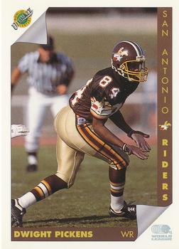 1992 Ultimate WLAF #157 Dwight Pickens Front
