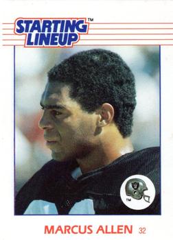 1988 Kenner Starting Lineup Cards #3599109020 Marcus Allen Front