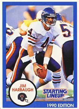 1990 Kenner Starting Lineup Cards #4852016100 Jim Harbaugh Front