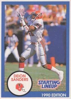 1990 Kenner Starting Lineup Cards #4852022050 Deion Sanders Front