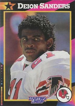 1992 Kenner Starting Lineup Cards #6744111000 Deion Sanders Front