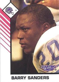 1993 Kenner Starting Lineup Cards #502951 Barry Sanders Front