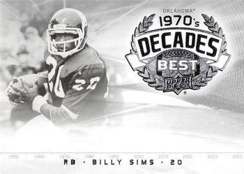 2011 Upper Deck College Football Legends - Decades Best #DB-SI Billy Sims Front