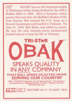 2011 TriStar Obak #107 Bob Kalsu Back