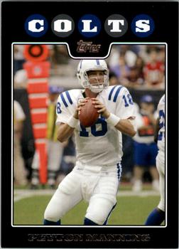 2008 Topps All-Stars #1 Peyton Manning Front