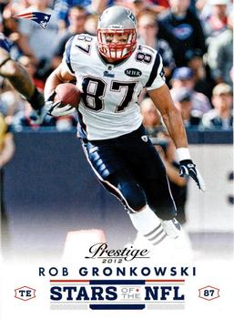 2012 Panini Prestige - Stars of the NFL #38 Rob Gronkowski Front