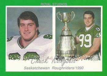 1990 Saskatchewan Roughriders #NNO Chuck Klingbeil  Front