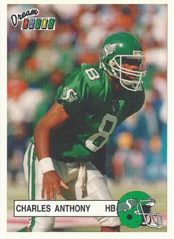 1993 Dream Cards Saskatchewan Roughriders #6 Charles Anthony  Front