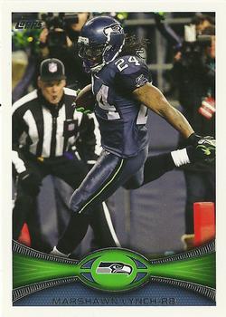 2012 Topps #372 Marshawn Lynch Front