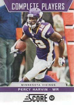2012 Score - Complete Players #4 Percy Harvin Front