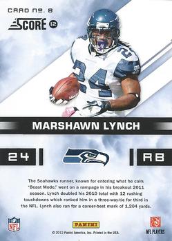 2012 Score - In the Zone #8 Marshawn Lynch Back