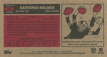 2012 Topps - 1965 Mini #131 Santonio Holmes Back