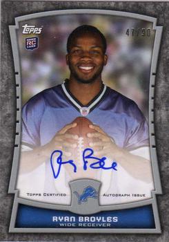 2012 Topps - Rookie Premiere Autographs #RPA-RB Ryan Broyles Front