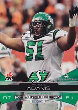 2009 Extreme Sports CFL #62 Marcus Adams Front