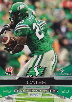 2009 Extreme Sports CFL #78 Wes Cates Front