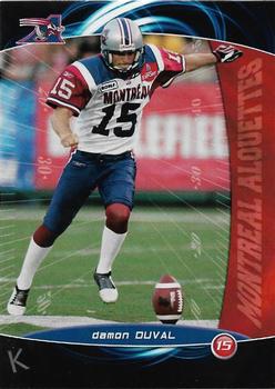 2008 Extreme Sports CFL #6 Damon Duval Front