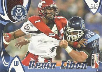 2007 Extreme Sports CFL #18 Kevin Eiben Front
