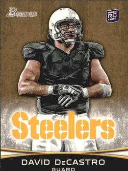2012 Bowman - Gold #173 David DeCastro Front